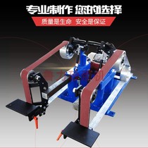 Luli sand belt Machine double Station flat grinding metal polishing grinding machine industrial high power Burr rust removal casting leveling