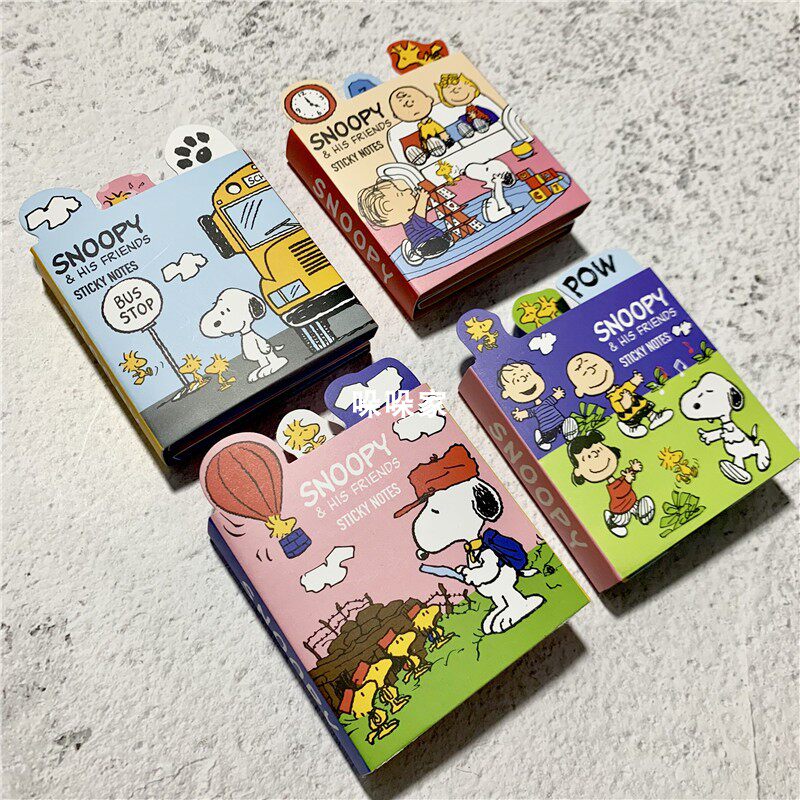 Hong Kong stock Snoopy 40% off N post-it notes cute office stationery supplies