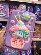 Smiggle Pencil Case Cartoon Large Capacity Cute Zipper Elementary Students Lead Pencil Case Children Gift pen Box pen bag