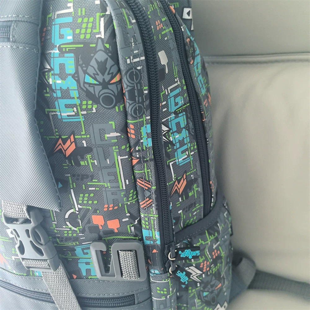 School bag for students, big handle, children's backpack lightweight