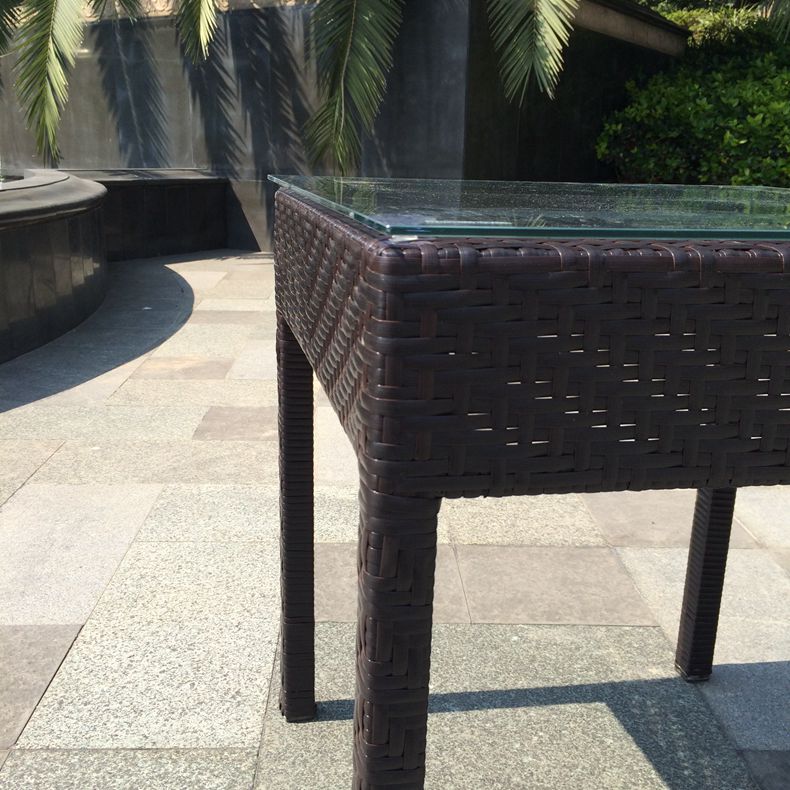 44 bàn ghế mây kết hợp ban công ngoài trời sân câu lạc bộ nội thất khách sạn cafe khách sạn clubhouse bàn ăn và ghế bàn cà phê ngoài trời