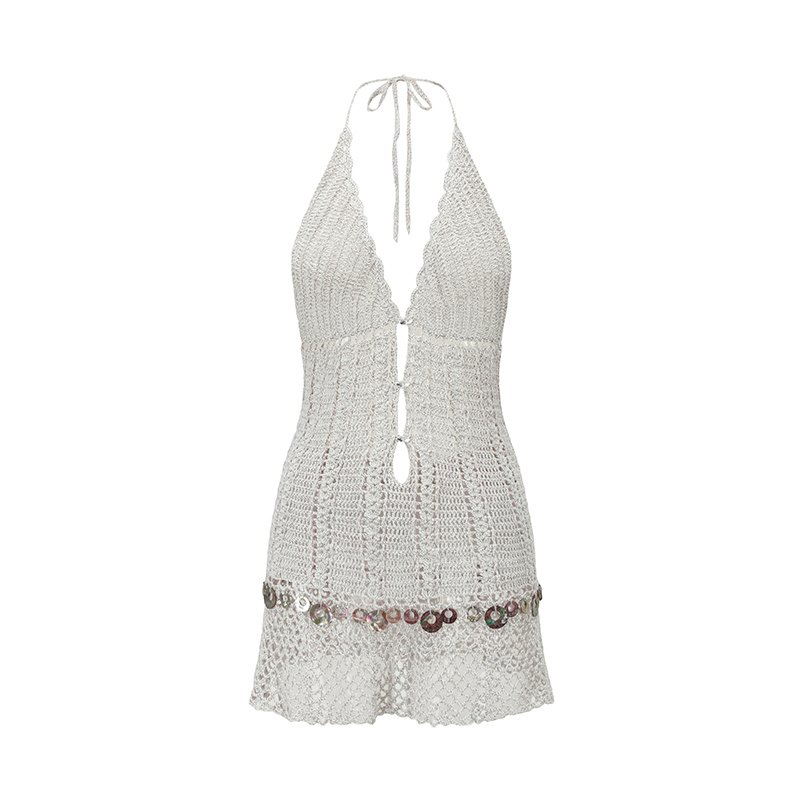 Rui Built 26 Spring/Summer Hand-Crocheted Shell-Decorated Dress Rui Built 26 Spring/Summer Hand-Crocheted Shell-Decorated Dress