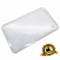 Export quality optical lenses Ultra-clear ultra-thin flat magnifying glass Scale ruler Drawings for the elderly and children