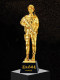 Ren Wu Junguangrong Souvenir Crystal Trophy for Warmates and Classmates, Veterans Party Gifts, Military Desktop Ornaments