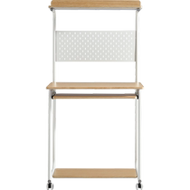 Lins Home Desk Movable Bedroom Study Office Computer Desk Desktop Small Table Home Lins Wood Industry