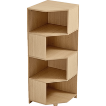 Lins home bookshelf floor-standing storage rack against the wall multi-layer corner bookcase home living room Lins Wood Industry LS787
