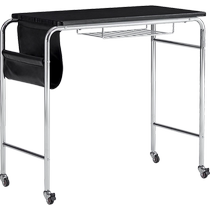 Lins home bedroom office computer desk makeup movable bedside table small apartment retro narrow desk wood industry