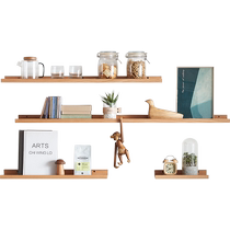 Lins Home Wall Storage Rack Simple Solid Wood Shelf Bedside Storage Wall Storage Cabinet Bookshelf LS222