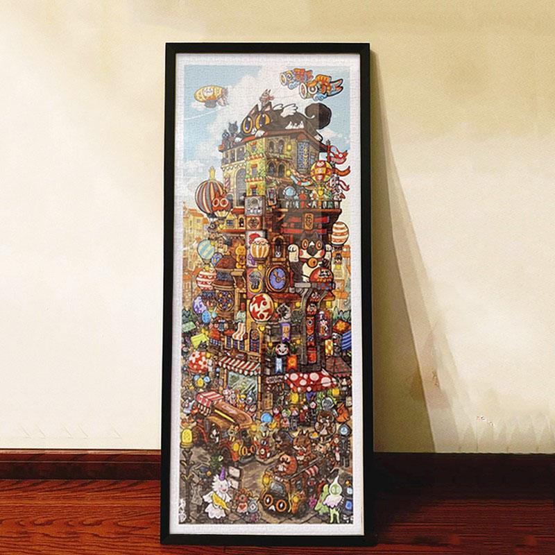 3Djp Puzzle Frame 1000 Pieces Panoramic Solid Wood Photo Frame 504 Pieces 945 Pieces 2000 Pieces Blank Frame Aluminum Alloy Picture Frame