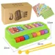 Đồ chơi piano cho trẻ em hai chiing tám tay gõ piano piano đồ chơi trẻ em piano nhạc cụ âm nhạc vui nhộn chơi hai trong một