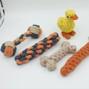 Bất kỳ ba túi thú cưng cung cấp mèo và chó jinmao Teddy câu đố tương tác làm sạch răng đồ chơi dây bông