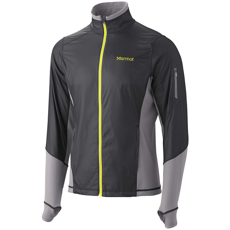 Authentic Marmot Fusion Jacket Groundhog Windproof Jacket Soft Shell Pertex Fabric Men's