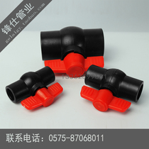 PE pipe fittings water pipe PE ball valve PE valve full plastic ball valve 20 25 32(4 cents-1 inch)