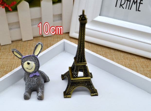 Nhiếp ảnh cổ điển đạo cụ trang sức chụp đạo cụ đồ trang trí Tháp Eiffel Tháp Eiffel 3 kích cỡ có sẵn phụ kiện trang trí ban công