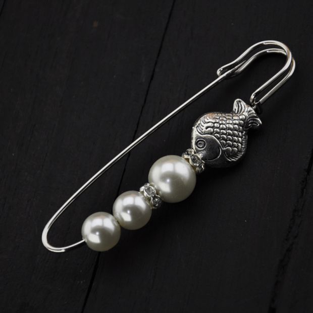Đa dạng tùy chọn màu ngọc trai cổ điển kim cương lớn trâm cài áo len cổ lọ khăn quàng cổ nữ ngày lễ phụ kiện quà tặng sinh nhật - Trâm cài ghim cài áo vest nam Chanel
