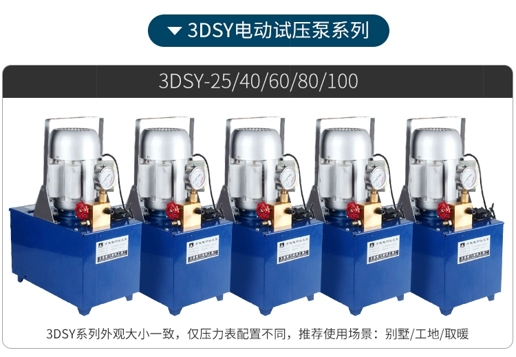 3DSY kiểm tra động cơ băng ghế dự bị áp lực đường ống kiểm tra đường ống kiểm tra áp suất bơm điện kiểm tra áp suất bơm kiểm tra áp suất áp suất bơm thủy lực loại nhỏ bơm tay thủy lực