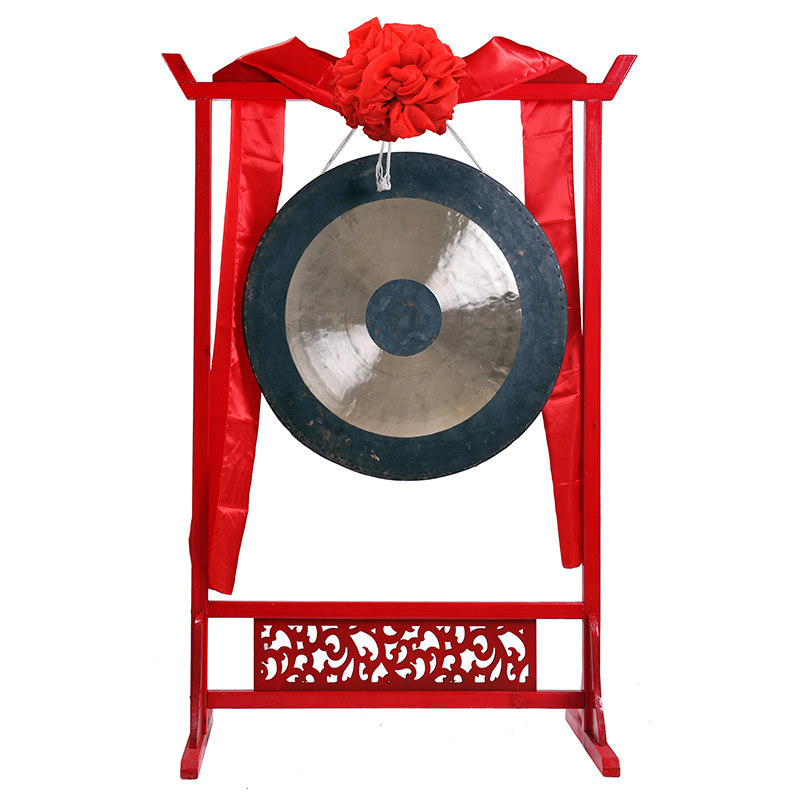 Brass Gong Pure Brass Large Gong Brass Rack Opening Gong Feng Shui Gong And Gong Drum Musical Instrument Opening Celebration of the Gong Drum Musical Instrument Opening Ceremony of the Gong Drum Musical Instrument