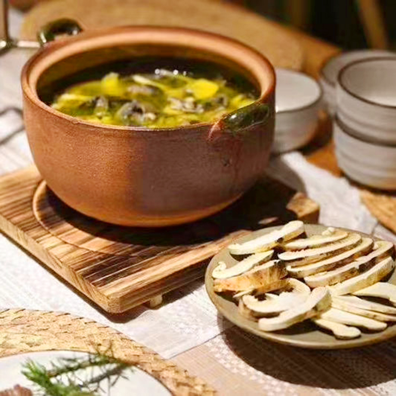 Traditional old-fashioned casserole soup household gas open fire soil casserole hot pot stew pot soup pot Chaozhou casserole porridge
