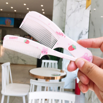 Childrens comb little girl combs her hair plastic pick comb baby girl tying her hair cute cartoon comb