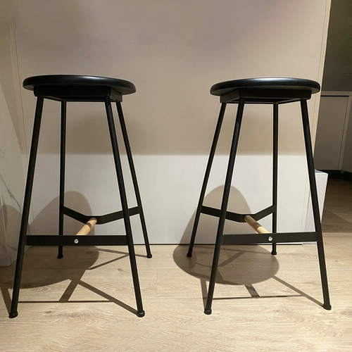 Северный бар стул Железный Бар Стул Home Light Luxury Stool Simple Bar Стул высокий