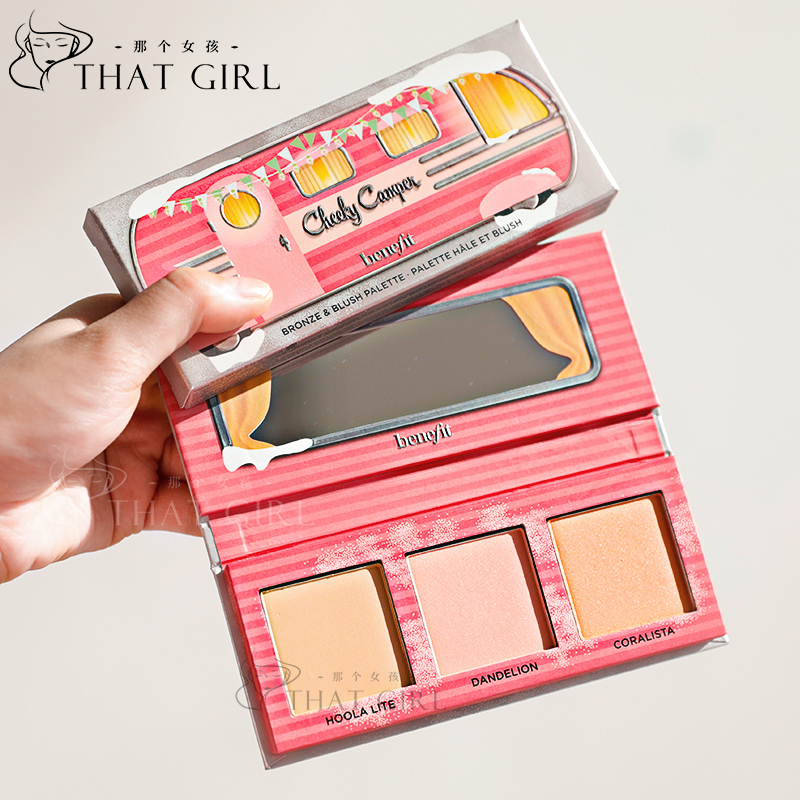 Ultra-valued Benefit Beling courteous Colour Cosmetic Disc Honey Pink Dandelion Tropical Coral Blush Suit