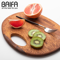 Oval fruit chopping board kitchen chopping board cutting fruit vegetables chopping board raw cooked meat complementary food cutting board household