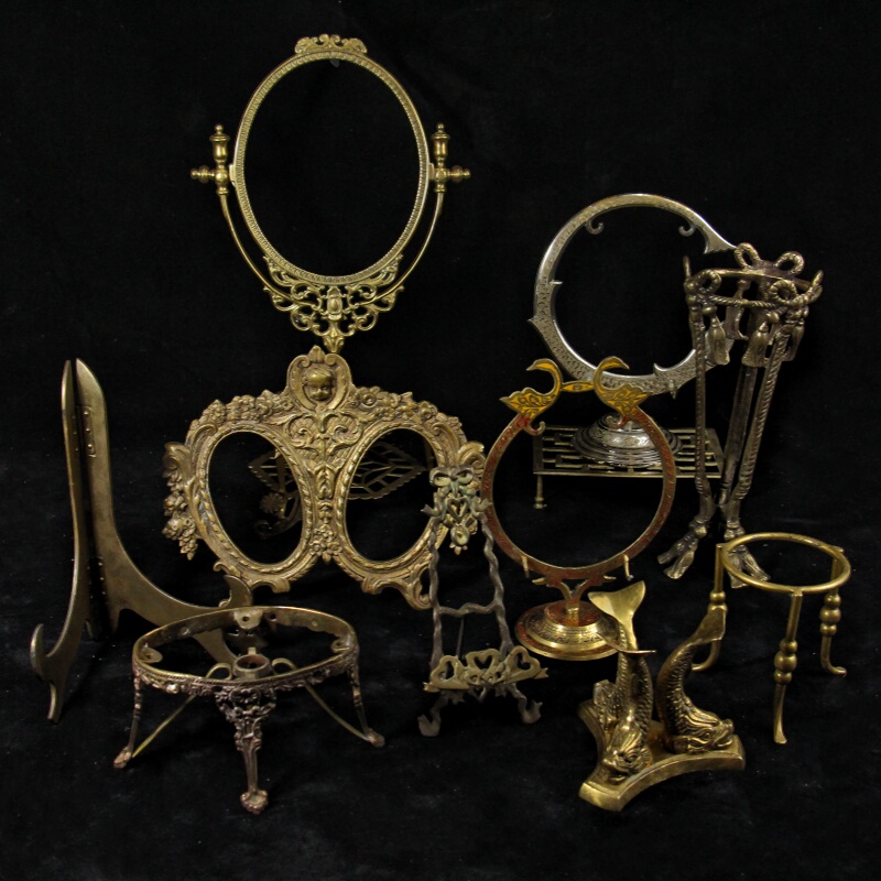 Vintage Retro French Brass Photo Frame Mirror Model Room European-Style Ornaments Creative Easel Wedding Photography Vintage Retro French Brass Photo Frame Mirror Model Room European-Style Ornaments Creative Easel Wedding Photography