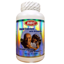 Canada Direct Mail Canada Original BEC Liquid Calcium D Capsules 750mg 180 capsules