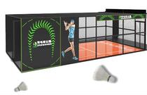 Indoor virtual badminton simulation badminton intelligent digital badminton sports room project