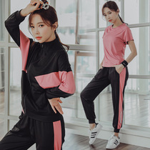 Spring Summer Womens Singles Badminton Tennis Red Women Big Code Fitness Room Outdoor Running Sports Suit Long Sleeve Speed Dry Clothes Easy