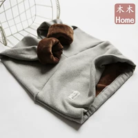 Mùa đông mới cộng với nhung dày Quần cotton Hàn Quốc co giãn cao Slim không có dấu vết nâng bụng quần chân quần quần bầu ống rộng