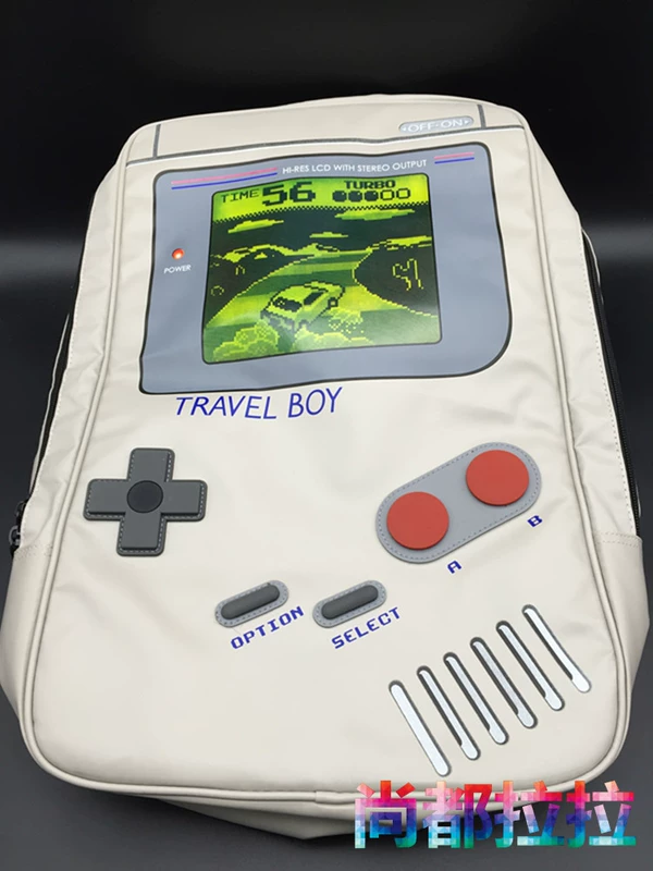 Hoa Kỳ TravelBoy Ba lô Gameboy máy chơi game sáng tạo kiểu dáng ba lô đeo vai thể thao