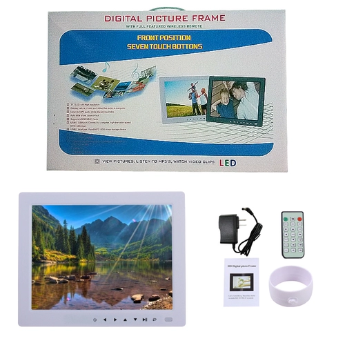 Сенсорный высокий универсальный ЖК-дисплей, цифровая электронная фоторамка, фотоальбом, 10.4 дюймов