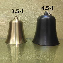 Linstrument pur en laiton de Taïwan 3 5 pouces 4 5 pouces La cloche impériale a suspendu une cloche en or noir 3 5 pouces 4 5 pouces