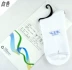 Vớ kinh doanh sọc nam vớ cotton thoáng khí khử mùi cotton đen ống vớ bốn mùa vớ quý ông dài vớ nam vớ ngắn Vớ nam