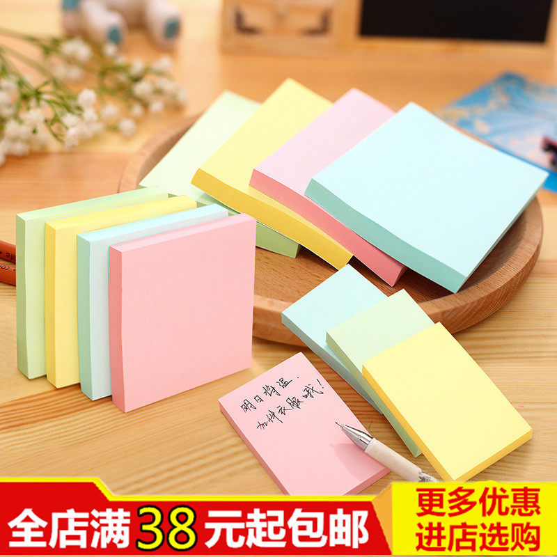 Able Colour Sticker Notes Post Notice Sticpstick paper convenience post message Convenience Sticki can be glued 7156