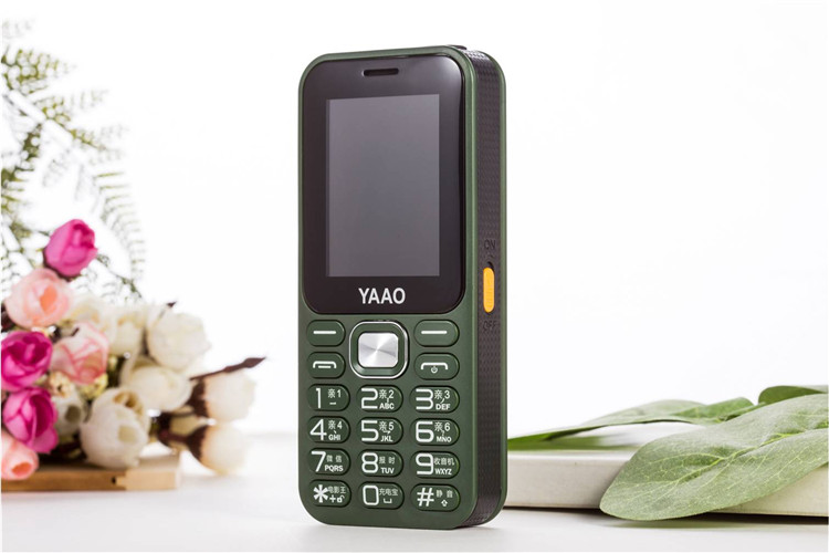 Yaao A8 Lele cũ điện thoại di động máy hát lớn radio dài chờ vuông nhảy âm thanh máy cũ