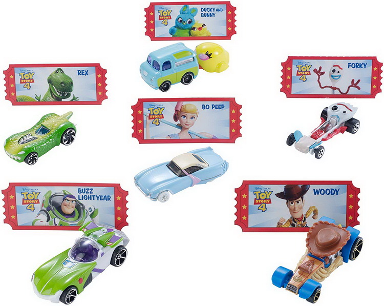 Hoa Kỳ HOT WHEELS / Hot Wheels Toy Story 4 Toy Story 4 Series Xe hợp kim - Chế độ tĩnh máy bay mô hình
