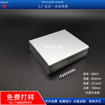 Aluminium case aluminium alloy housing meter housing body profile housing aluminium metal housing shell aluminium shell 90 * 29