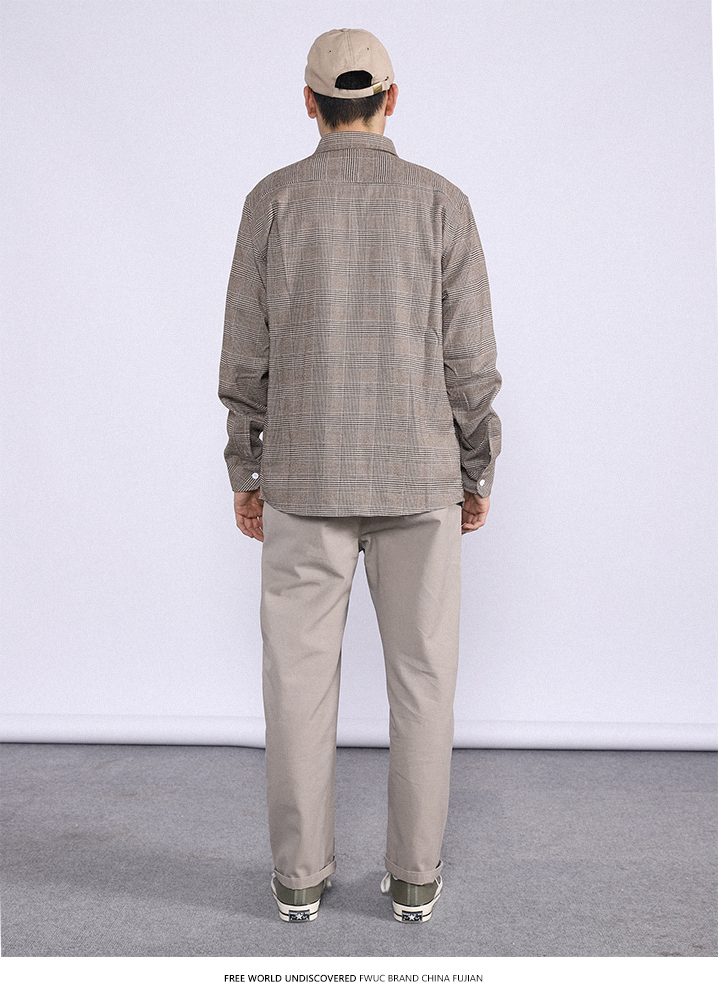 FREEWORLD quốc gia nam thường giản dị dụng cụ đơn giản quần retro đa năng quần jean nam cao cấp