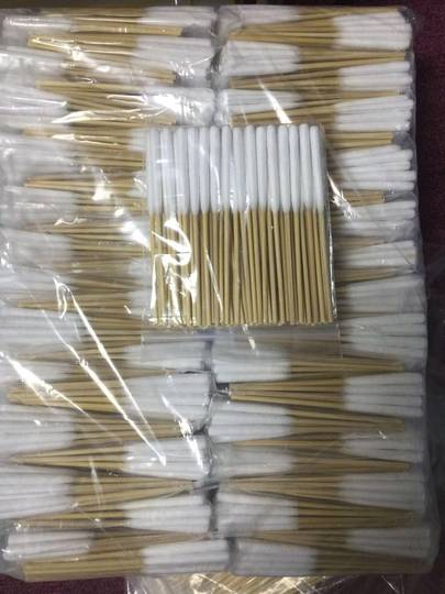 长头粗棉棒鼻严棉棒涂抹药膏烫商修附八痕棉签