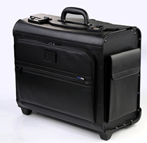 AirmanGear 18 inch captain flight box Captain box boarding box Microfiber leather flight case