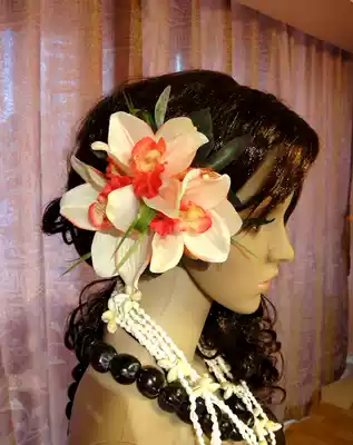 Hawaiian hula performance clothing Accessories Head flower props Headdress Beach Headdress Hair Accessories