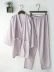 MUJI Nhật Bản hấp kimono đồ ngủ nam và nữ mùa xuân và mùa thu mùa hè bông gạc mỏng phần đôi phù hợp với dịch vụ nhà - Giống cái