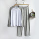 Mio Zhujia ງ່າຍດາຍ modal pajamas ຜູ້ຊາຍ trousers ແຂນຍາວບາງພາກຮຽນ spring, ດູໃບໄມ້ລົ່ນແລະຮ້ອນນອກຊຸດກິລາໃສ່ເຮືອນ.