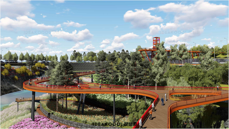河道公园-湿地公园体育公园丨高落差-大曲线丨