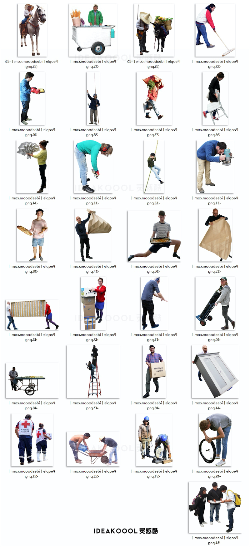 免扣丨工人工作人物丨