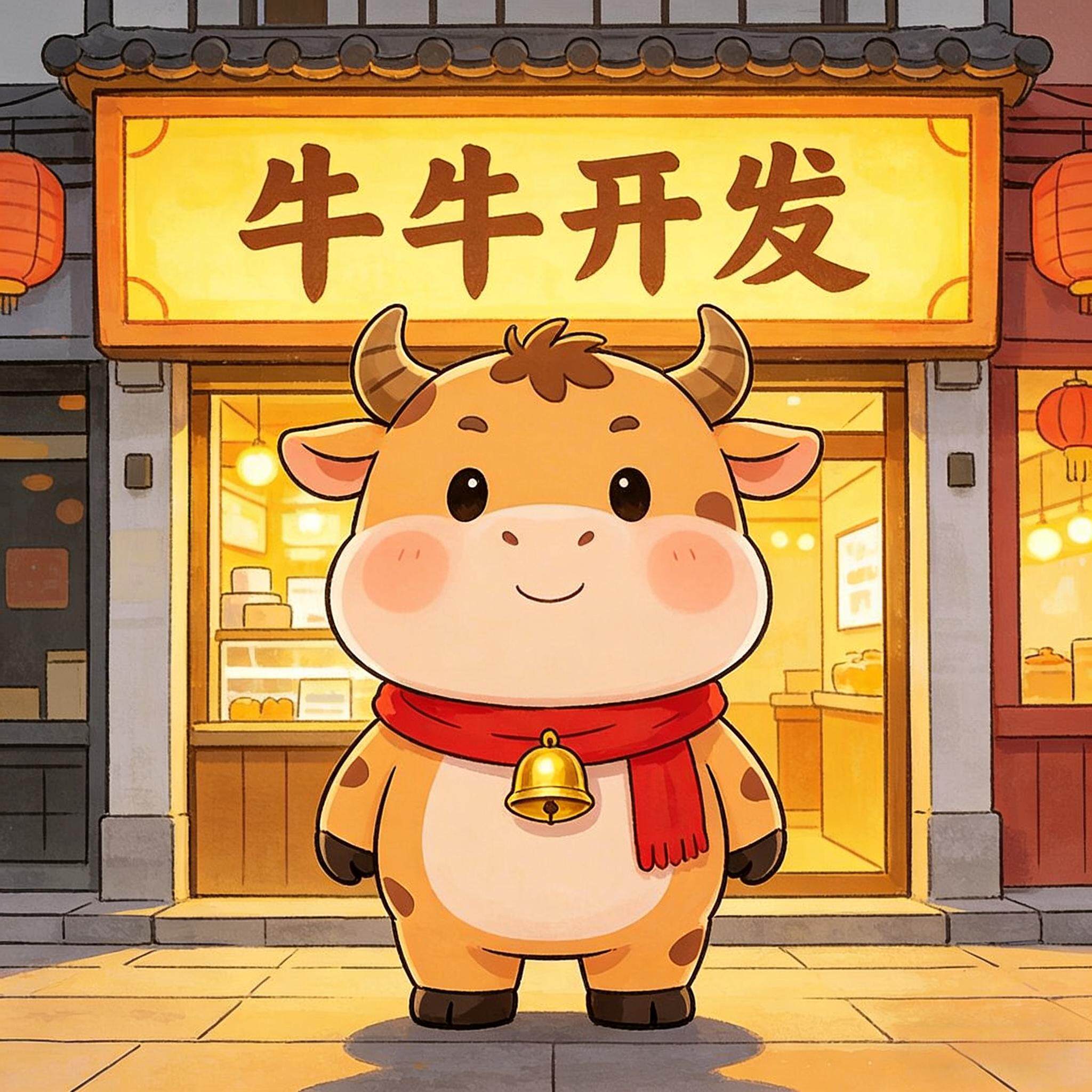 牛牛开发的LOGO