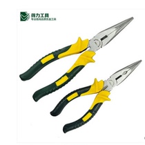 Right tool DL2106 DL2108 pointed nose pliers 6 inch 8 inch pointed nose pliers Pointed mouth pliers