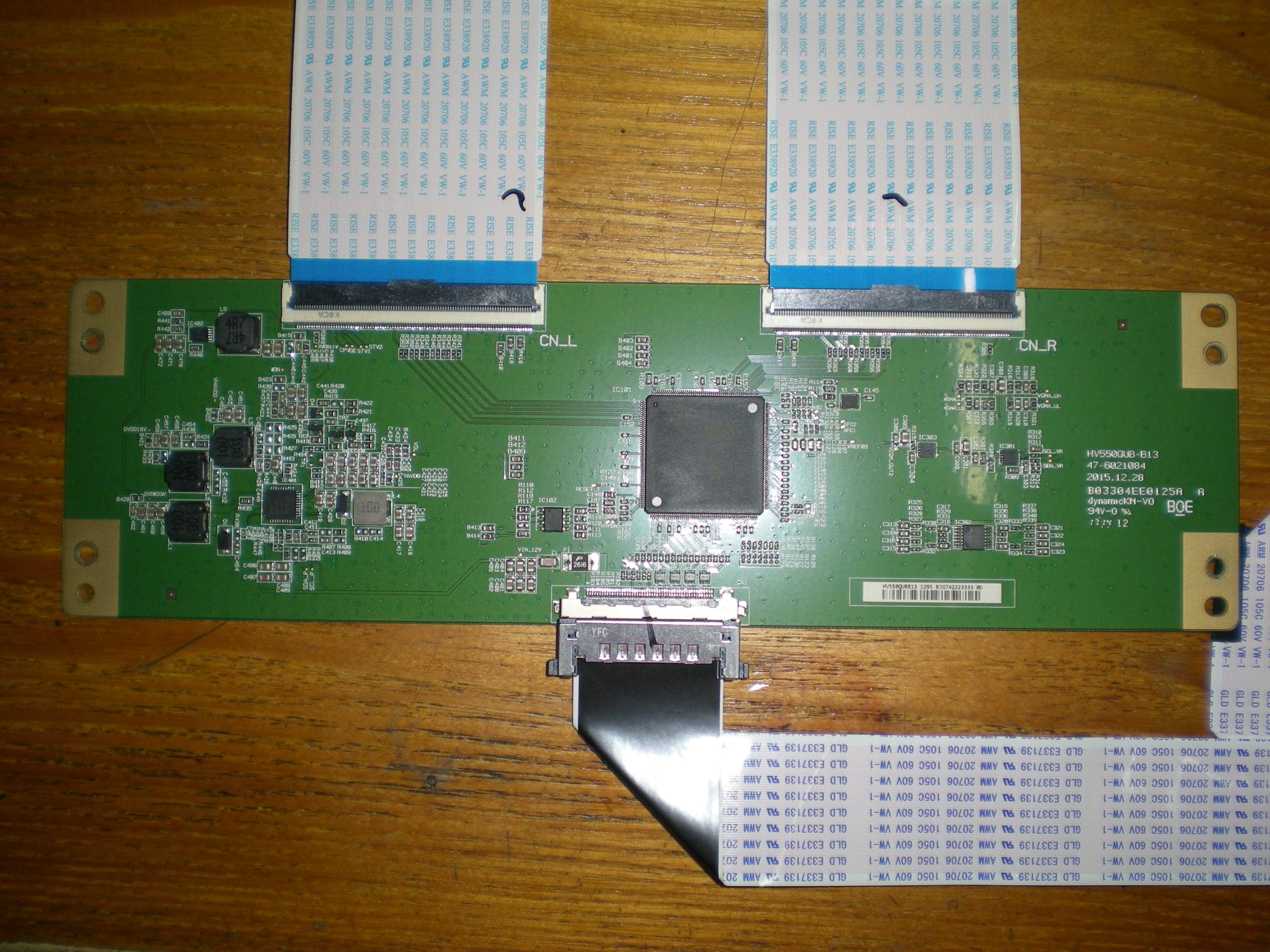 Original disassembly machine Samsung UA55MUF30ZJXXZ logic board HV550QUB-B13 47-6021084